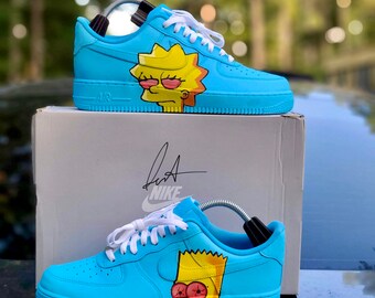 air force 1 bart simpson