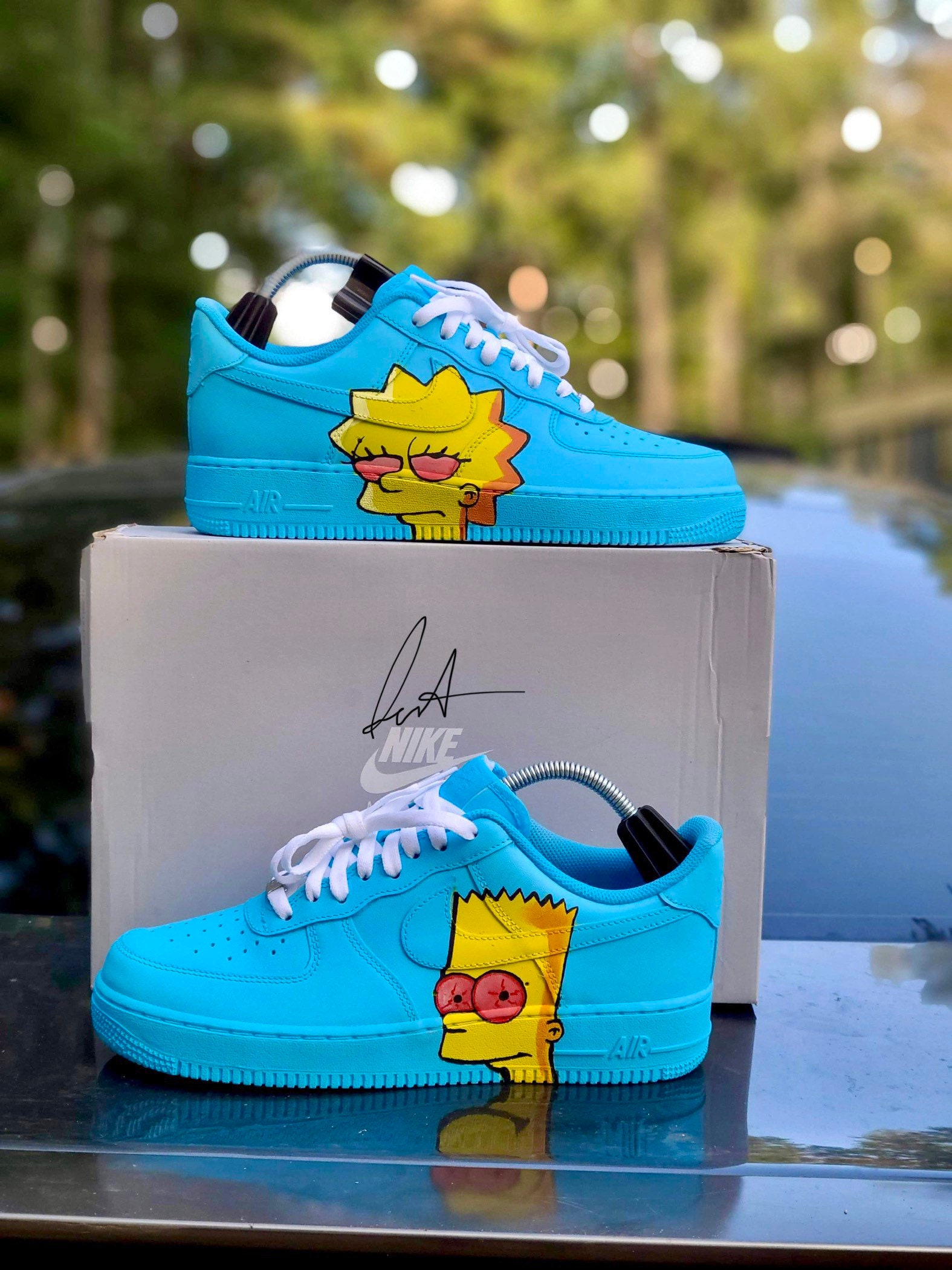 bart simpson air force 1