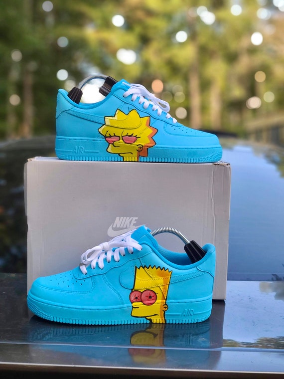 Nike Air Force Custom симпсоны