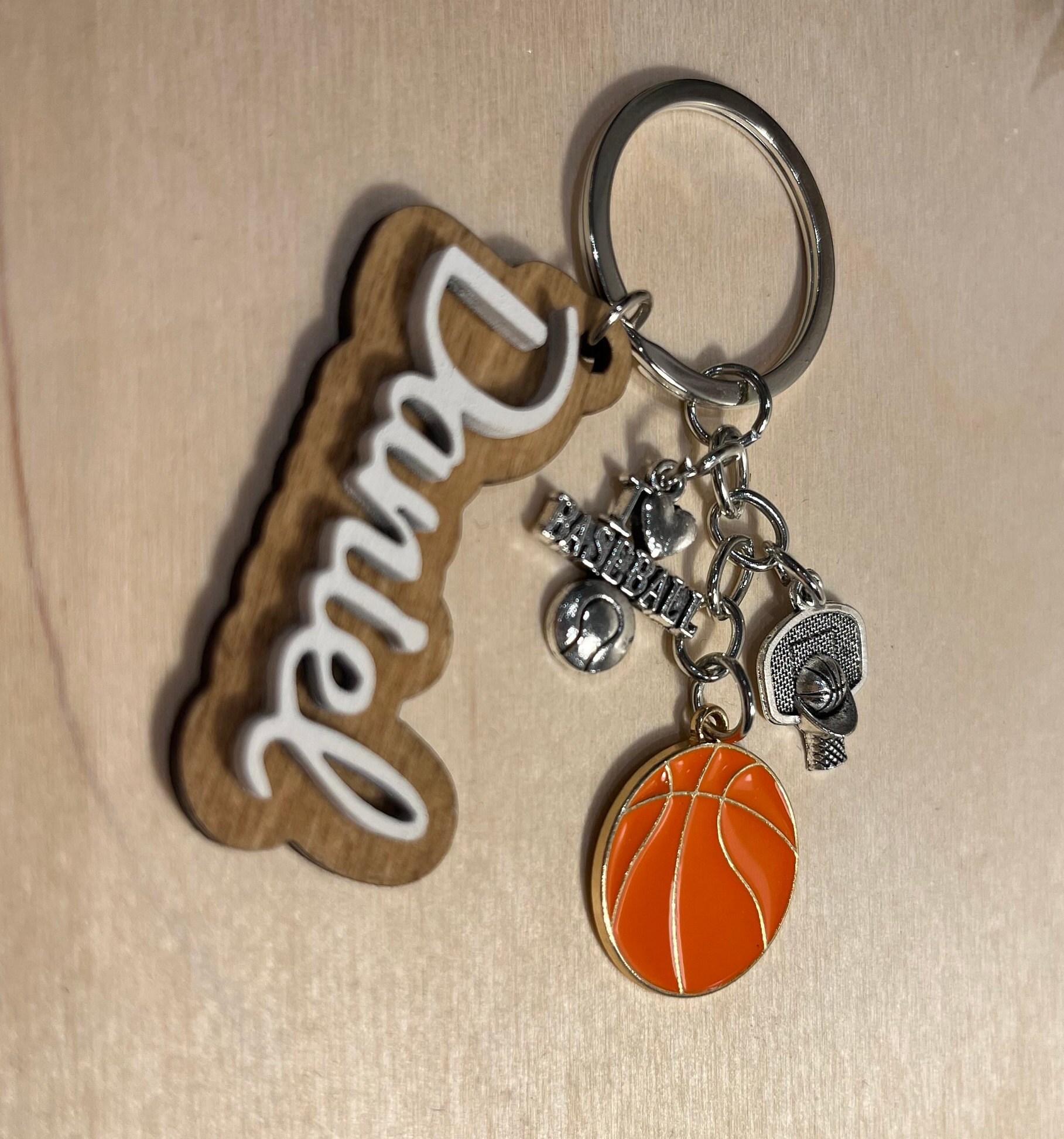 Basketball Keychain Etsy UK