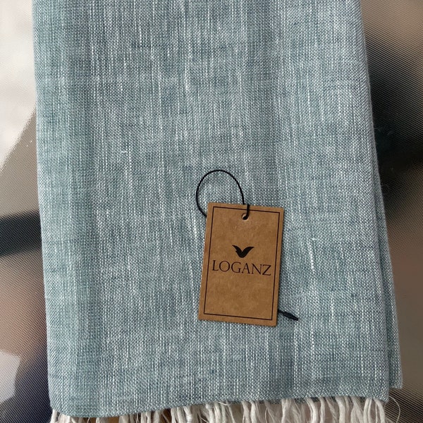 Sage Green Lightweight Linen Scarf