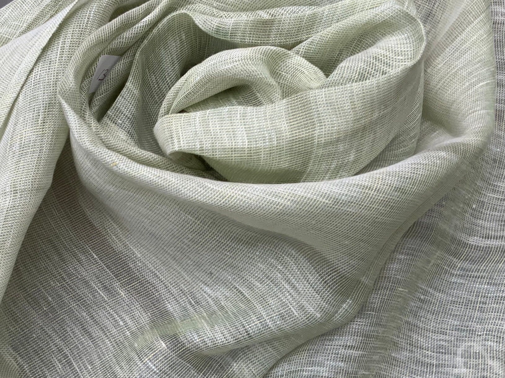 Lime Green Punch Lightweight Linen Scarf
