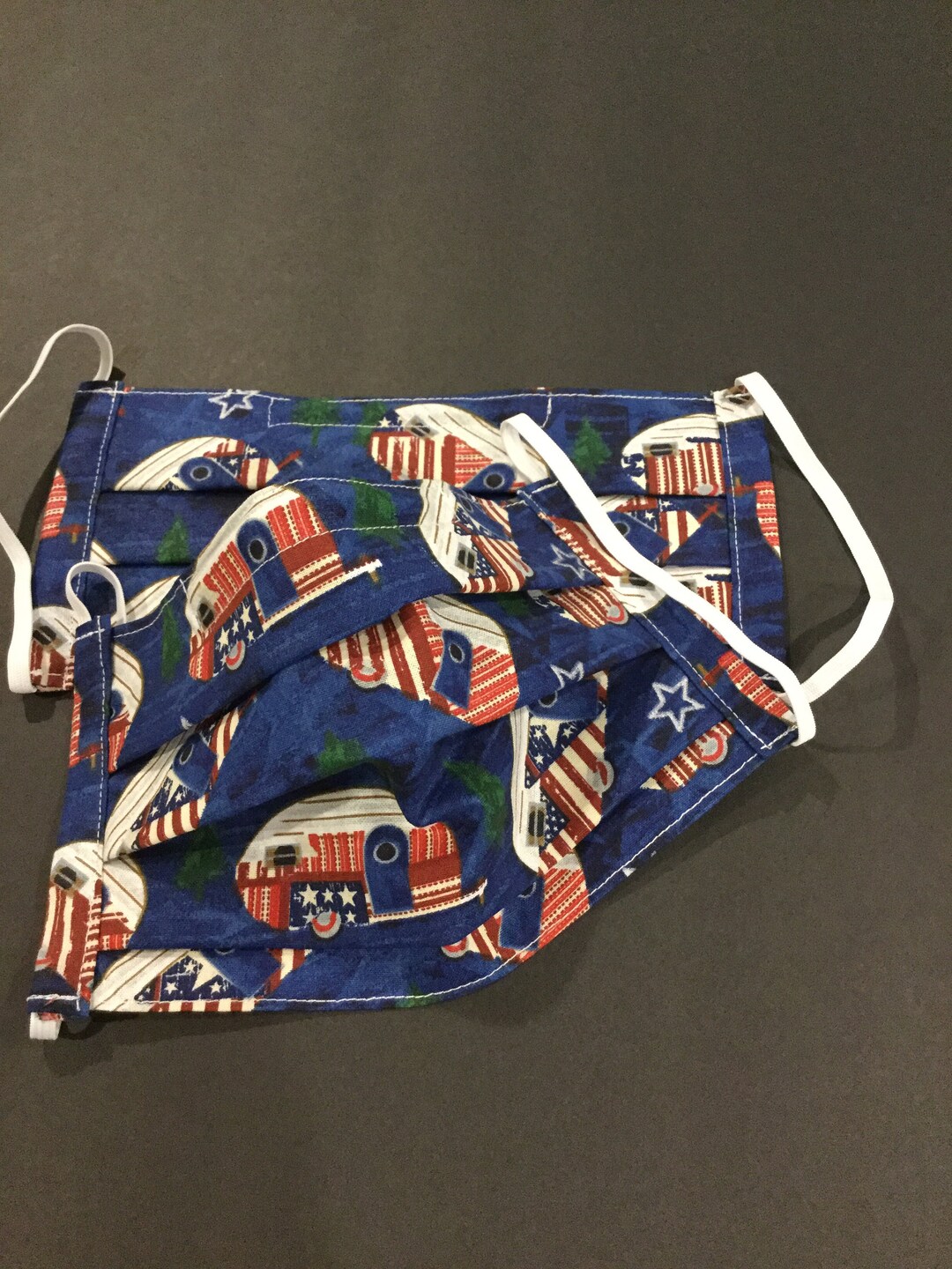 Patriotic Camper Cotton Face Covering/ Face Mask - Etsy