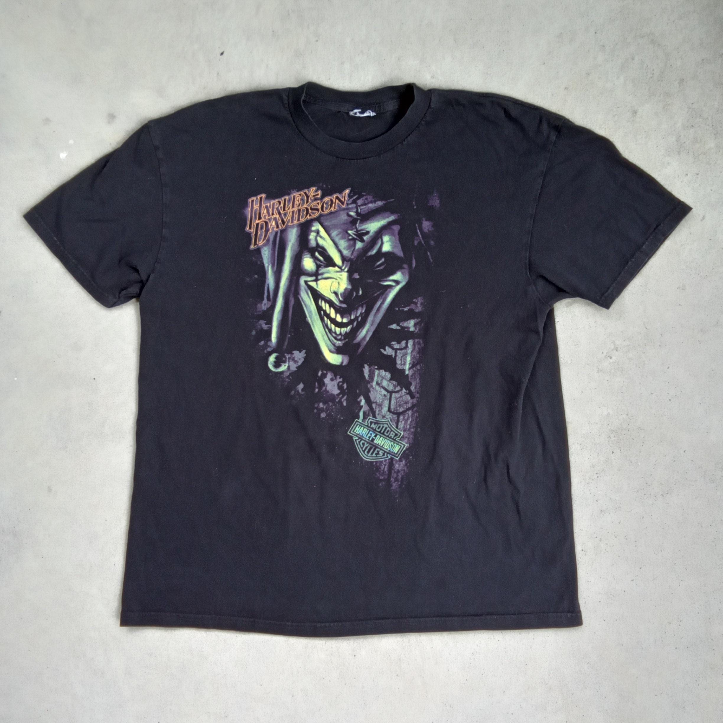 Harley Davidson Green Evil Clown T Shirt Size XL - Etsy