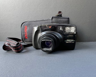 Vintage Pentax Zoom 105 Super Camera 35mm Film Point and Shoot