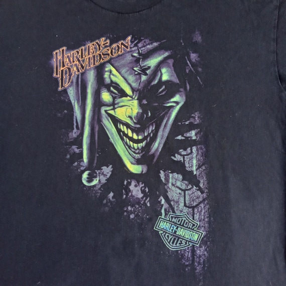 Harley Davidson Green Evil Clown T Shirt Size XL - Etsy