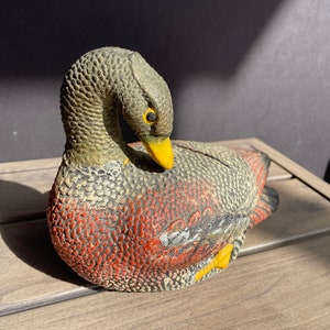 Vintage Hand Painted Piggy Bank,
