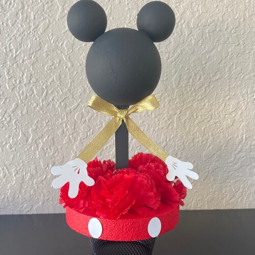 Mickey Mouse Decoration Mickey Mouse Centerpiece Mickey Etsy