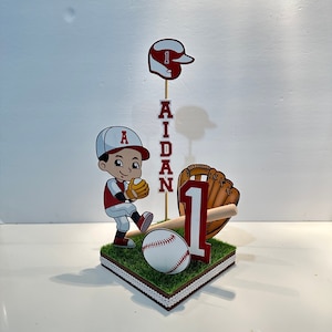 Baseball Centerpiece, Baseball Banquet Decoration, Little League Centerpiece, Boys Baseball Decoration