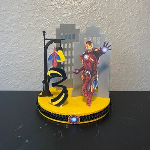 Heroic middelpunt van Iron Man: epische tafeldecoratie voor fans