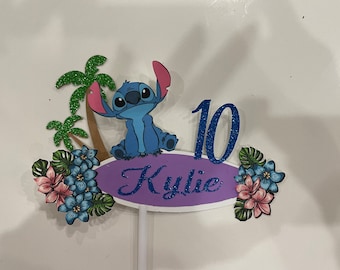 Lilo & Stitch Cake Topper | Lilo Cake Topper | Stitch Cake Topper | Lilo and Stitch Themed Party