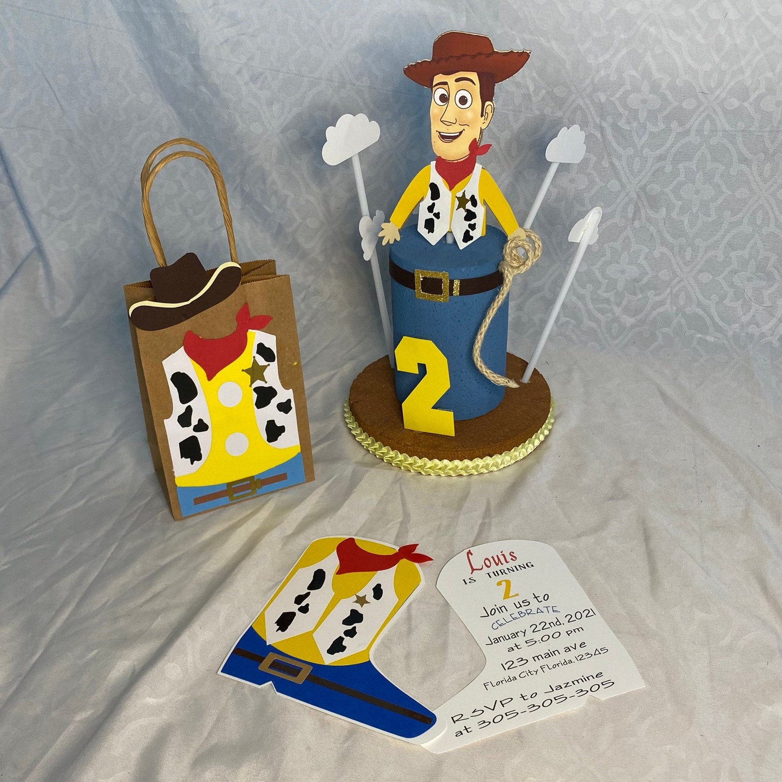 Toy Story Woody Invitations Toy Story Woody Invitation Woody Etsy