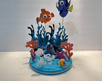 Finding Nemo Centerpiece, Undersea Party Decor