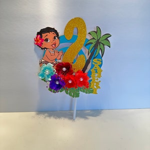 Moana Cake Topper | Baby Moana Cake Topper | Moana Themed Birthday | Moana Themed Cake