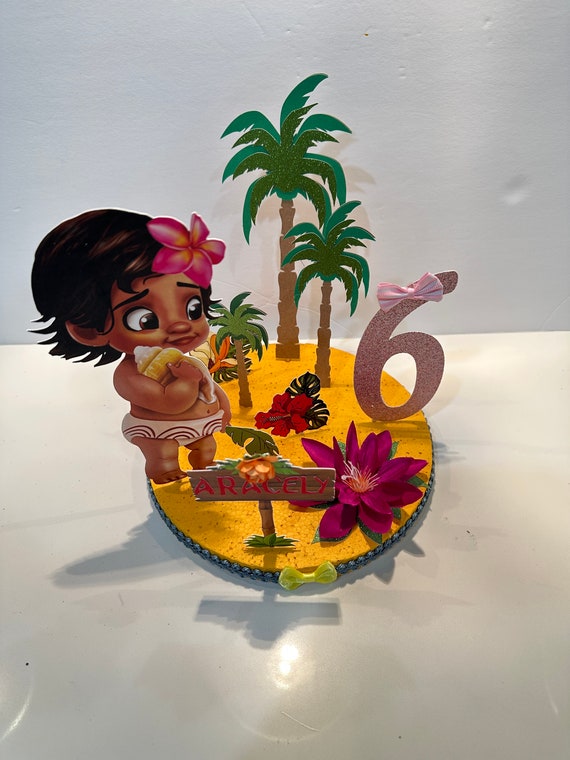 Baby Moana Table Decoration, Moana Table Decoration, Baby Moana