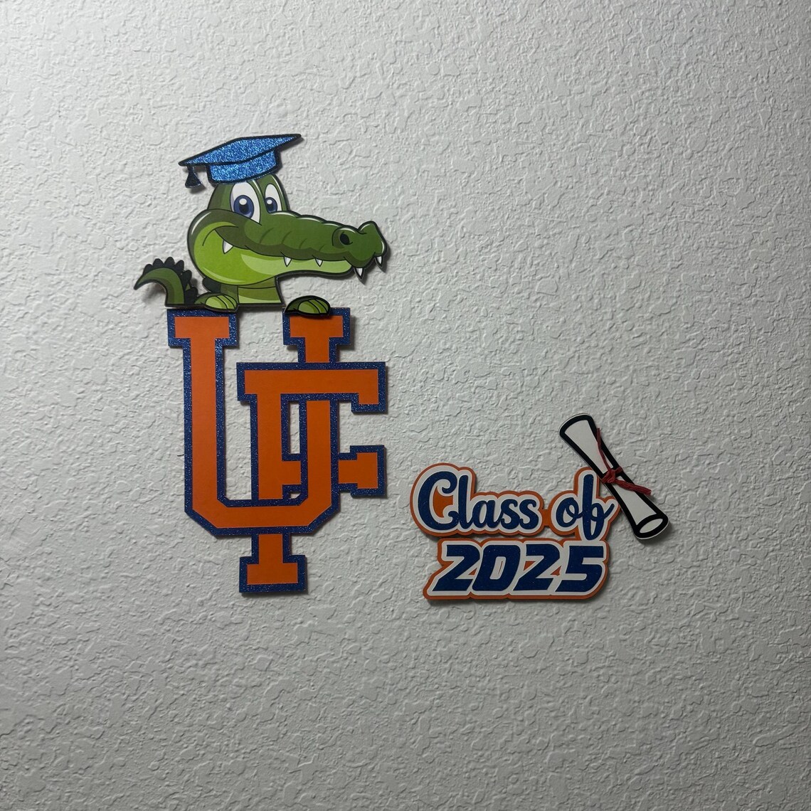 UF Graduation Backdrop Letters, Gator Party Decor, Class of 2026 - Etsy