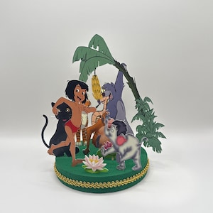 Jungle Book Center Piece, Jungle Book Cake Topper, The Jungle Book Party Decoration, Jungle Book Birthday Party