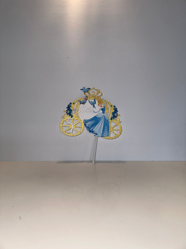 Cinderella Cake Topper | Birthday Party Centerpiece - Etsy