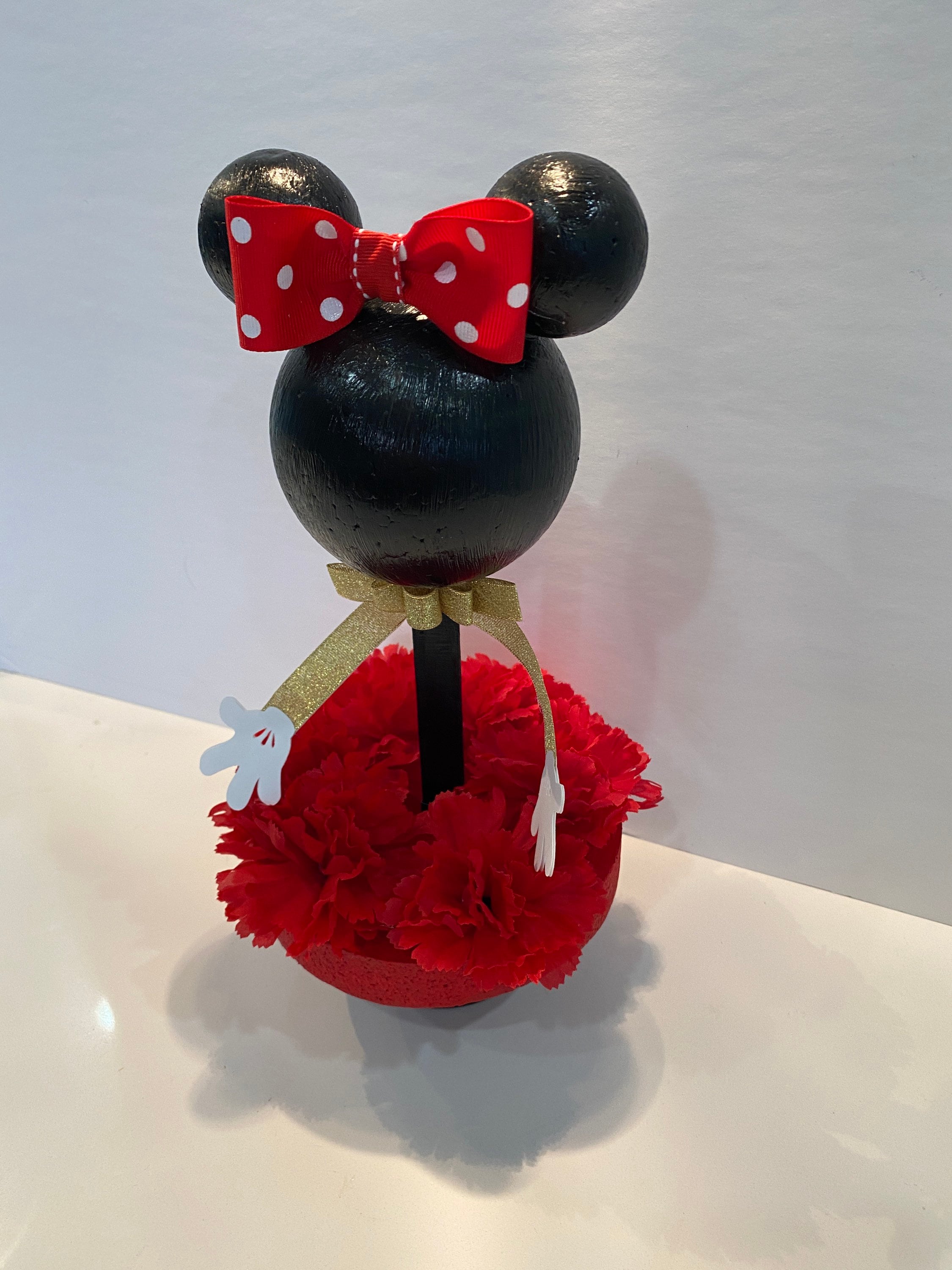 Minnie Mouse Table Decoration Minnie Mouse Centerpieces Etsy