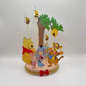Winnie the Pooh Cake Topper | Winnie & Friends | Oh Boy Winnie the Pooh | Winnie Centerpiece | Winnie the Pooh Baby Shower