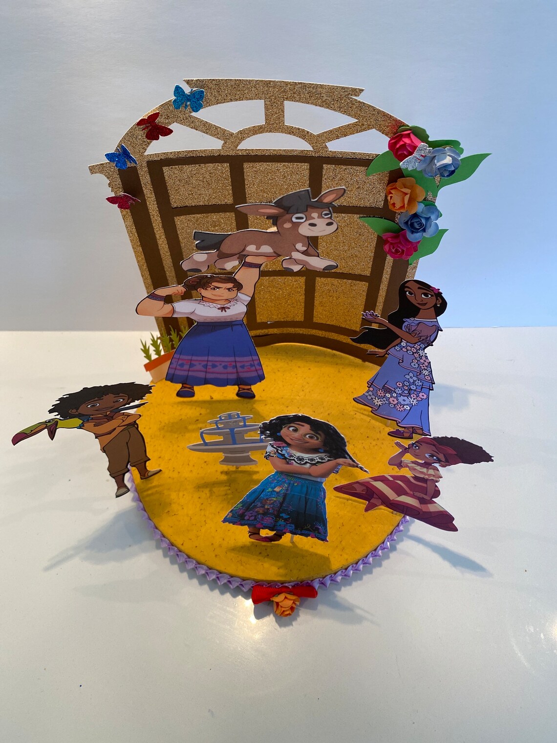 Encanto Centerpiece Encanto Table Decoration Encanto Cake Etsy Israel