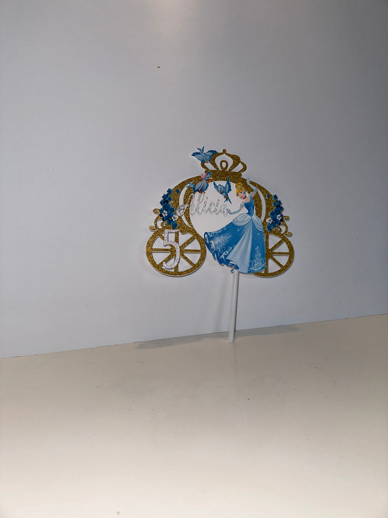 Cinderella Cake Topper | Birthday Party Centerpiece - Etsy