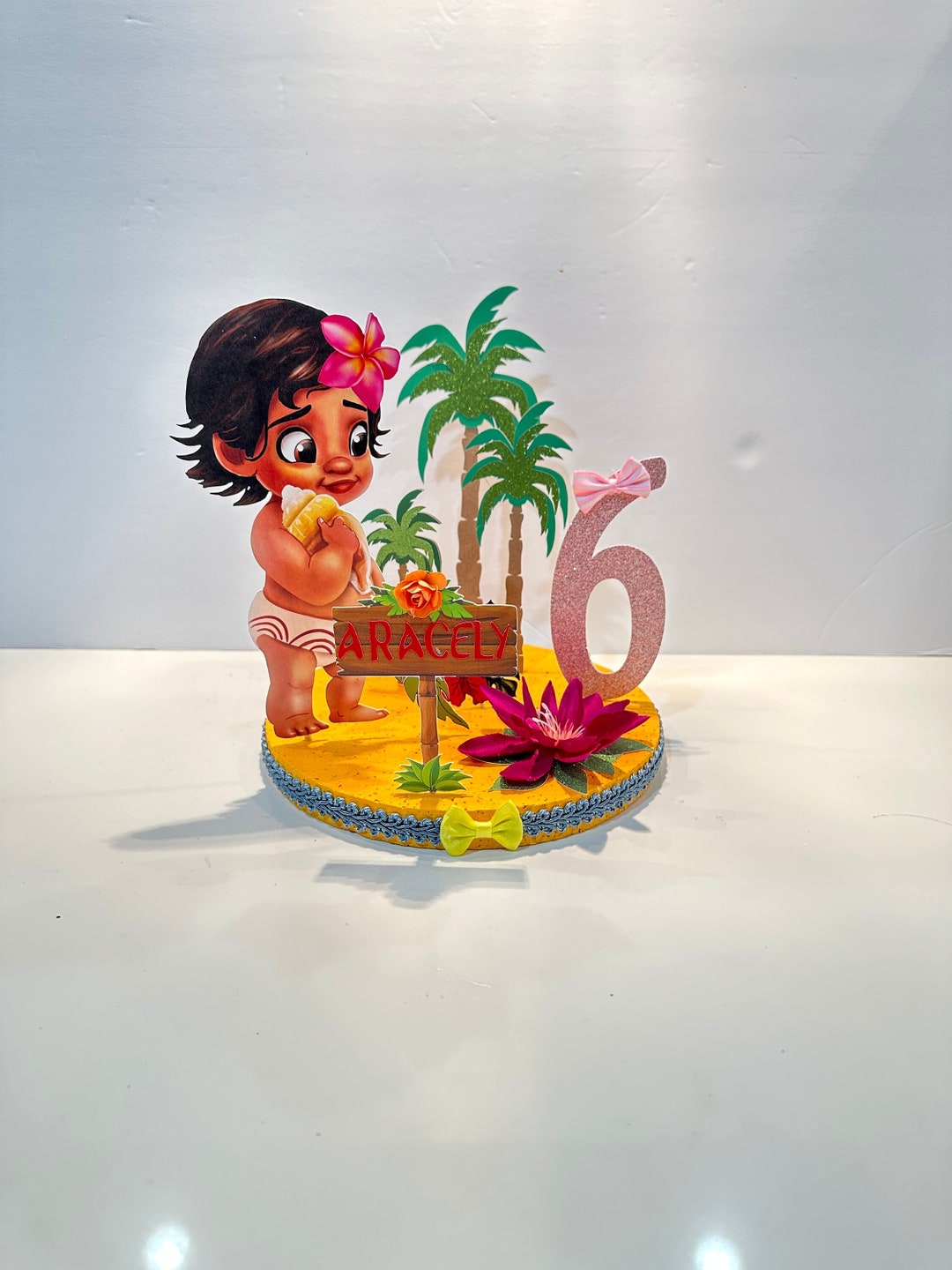 Fantasia Moana Baby Roupa Bebê Festa Infantil + Colar + Flor