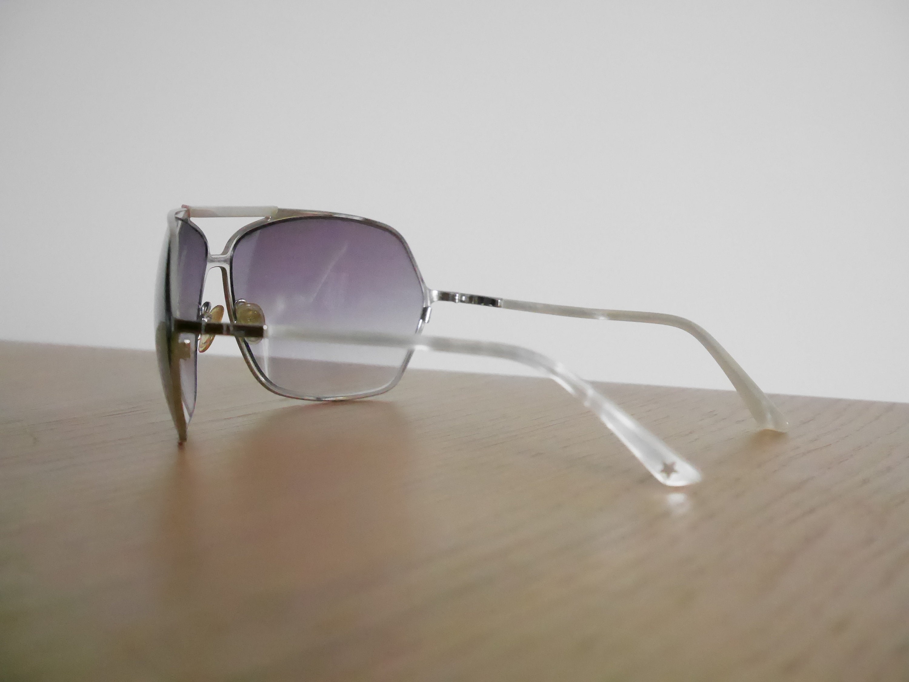 Dior Sunglasses, Silver, With Mother of Pearl Detailing - Etsy
