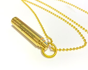 Supreme Gold Chain Etsy - sale supreme uzi pendant supreme gold bar pen roblox