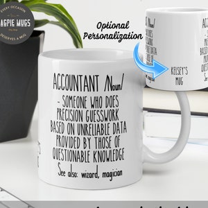 Personalized Accountant Definition Coffee Mug Gift for Accountants and CPAs, Accountant Gift, Accountant Mug CPA Gift CPA Mug Funny Work Mug