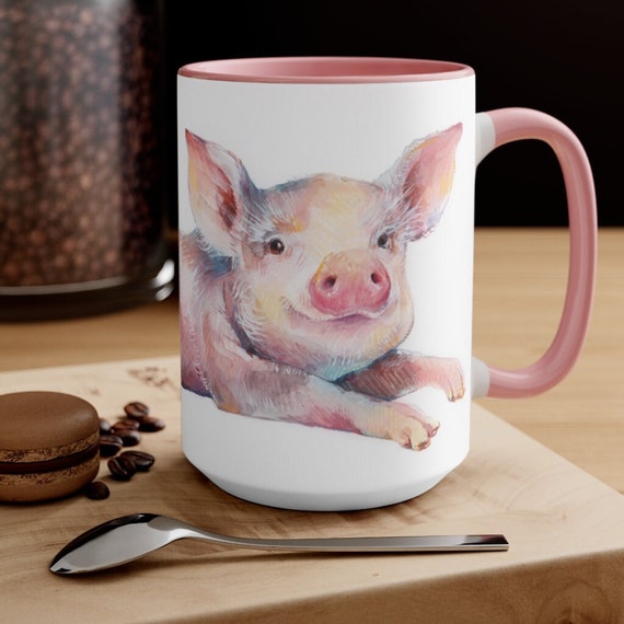 Farmhouse Pig Coffee Mug - Farm Gifts - Farmhouse Gifts - Farmhouse Coffee Mug - Farm Mugs - Cute Pig Gift - Farmhouse Kitchen Decor
