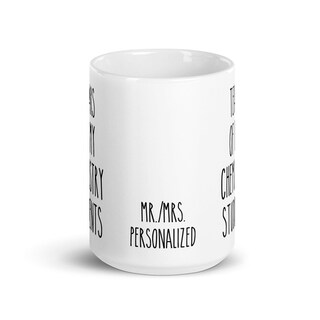 LookHUMAN Tazza 'Tears Of My Students' – Tazza In Ceramica Da 311,8 G, Colore Bianco. Regalo Divertente Per Insegnanti Con Senso Dell'umorismo, Stampa Avvolgente. Progettata Negli USA.