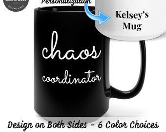 Chaos Coordinator Coffee Mug/Tea Mug - Funny Boss Mug - Boss Gift - CEO Mug - Manager Mug - Boss Day Gift - Gift Idea for Boss Birthday