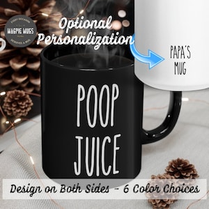 Poop Juice Mug, Funny Mugs, Funny Office Mug, Coworker Gag Gift, Funny Work Mug, Coworker Gift, Funny Office Mug, Poop Juice, Work Gift Mug