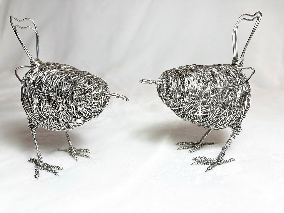 Wren Wire Bird Sculpture Wire Art Bird Gift Garden Ornament Etsy UK