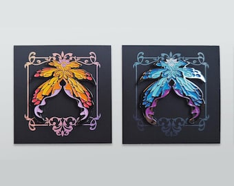 FF14 Titania&Feo ul pin badge