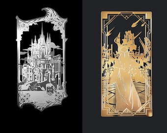 FFXIV Venat/Ishgard Metal Bookmark