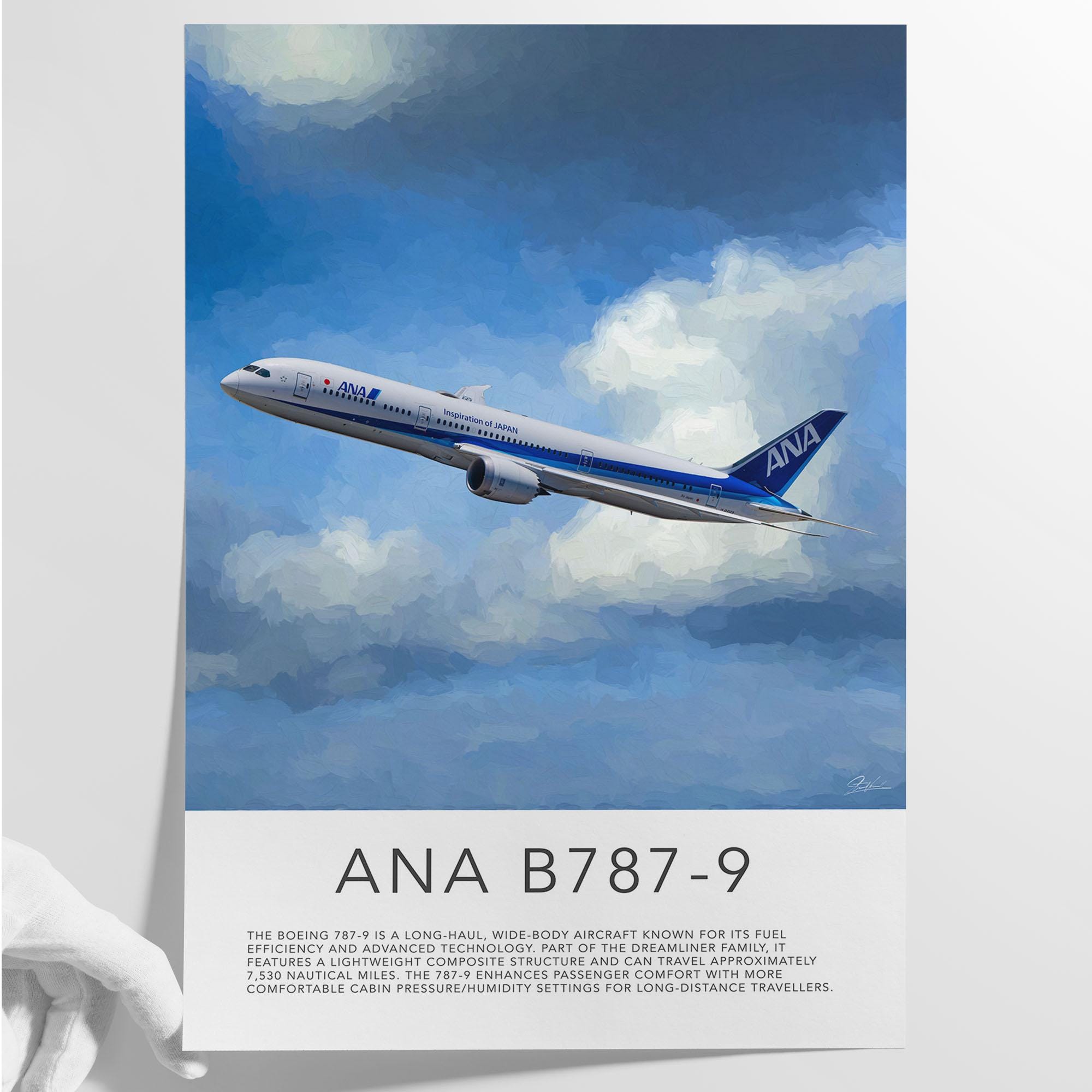 ANA 787 ポスター real-inter_b787-022w1