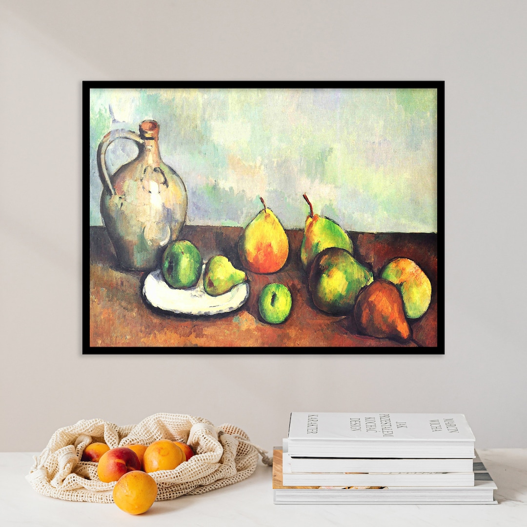 Paul Cézanne Still Life Jug and Fruits 1894 Reproduction of a Classic