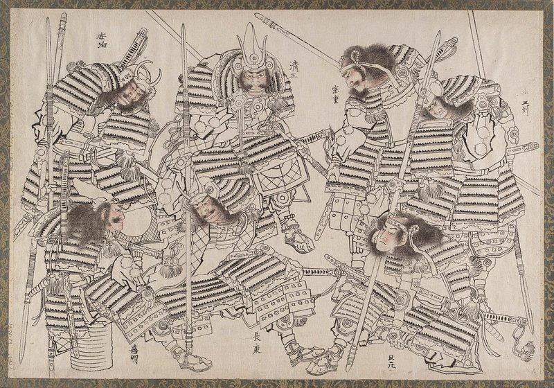 Warriors Print | Utagawa Kuniyoshi Artwork | Samurai Art Print ...