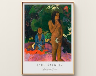 Paul Gauguin Poster | Modern Wall Art | Paul Gauguin Poster | Gauguin Wall Art | Farmhouse Wall Art | Museum Exhibition Poster