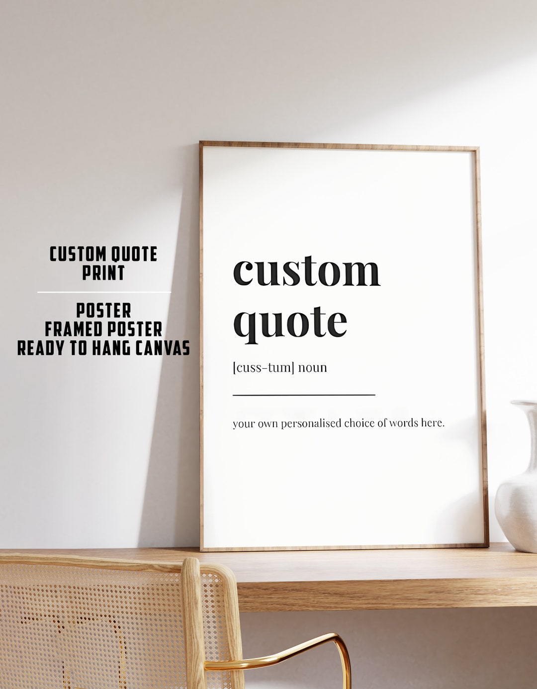 Custom Quote Poster Custom Quote Print Custom Quote Wall Art