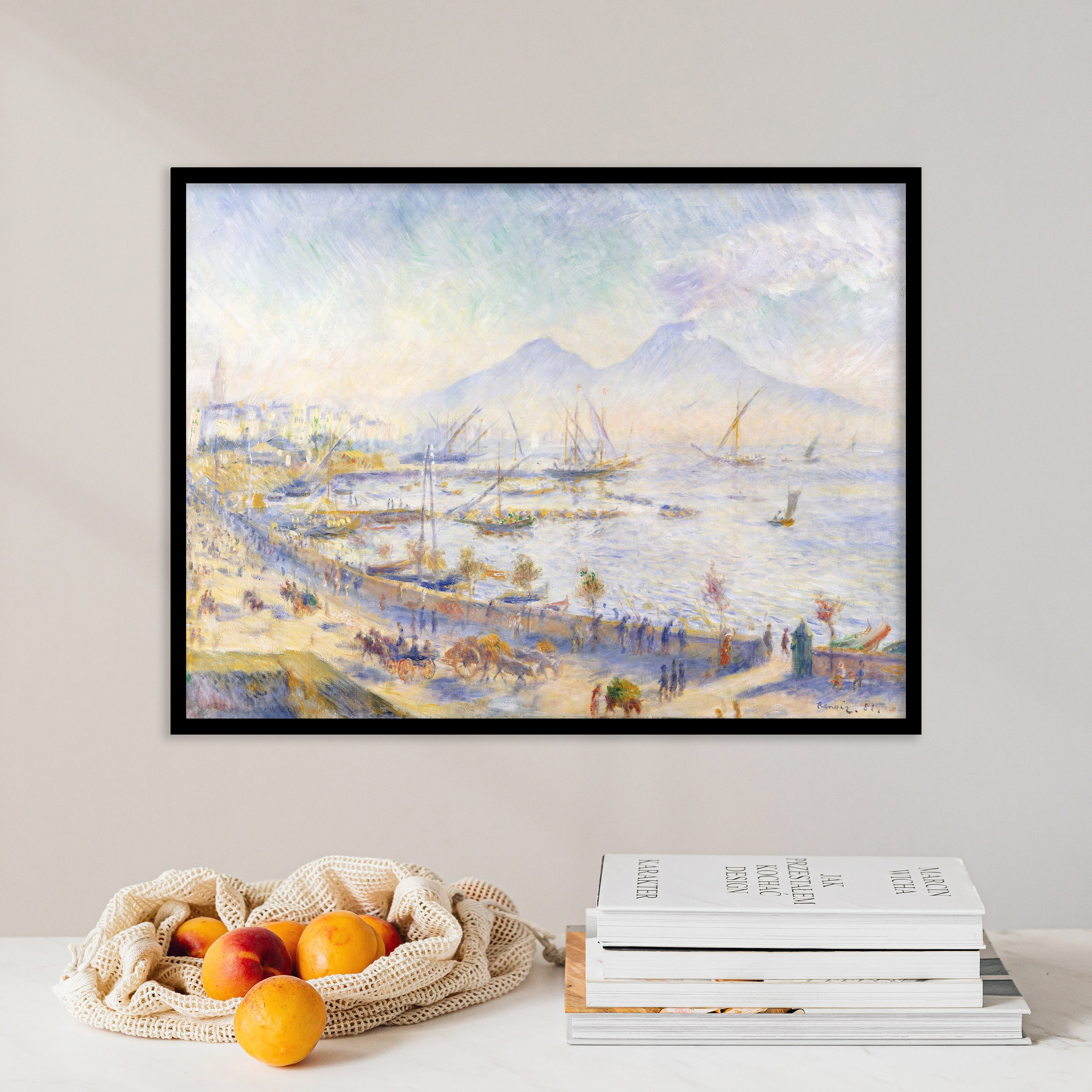 Auguste Renoir - the Bay of Naples (1881) - Landscape Poster Wall