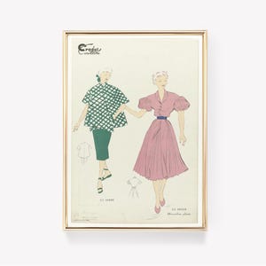 Fashion Croquis Print | Couture Illustration | Style Sketch Art | Fashion Art Print | Design Figure