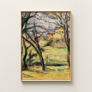 Paul Cezanne | Art Print | Vintage Poster | Cezanne Print | Mid Century ...