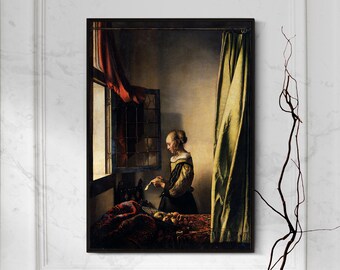 Johannes Vermeer - Girl Reading a Letter at an Open Window (1659