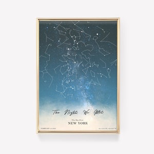 Carte des étoiles personnalisée | Cadeau de fiançailles | Impression de ciel nocturne | Cadeau d'anniversaire de mariage | Carte des étoiles de Zazzle.be Liste d'envies Vous avez des idées ? Cadeau Constellation | Cadeau personnalisé