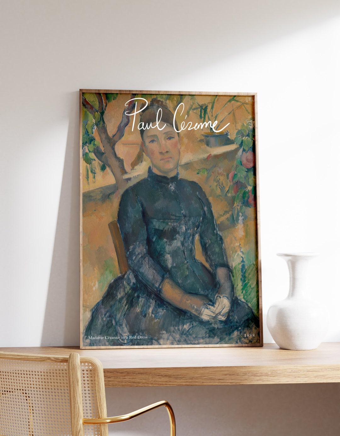 Paul Cezanne Poster | Paul Cezanne Print | Minimalist Art Print ...