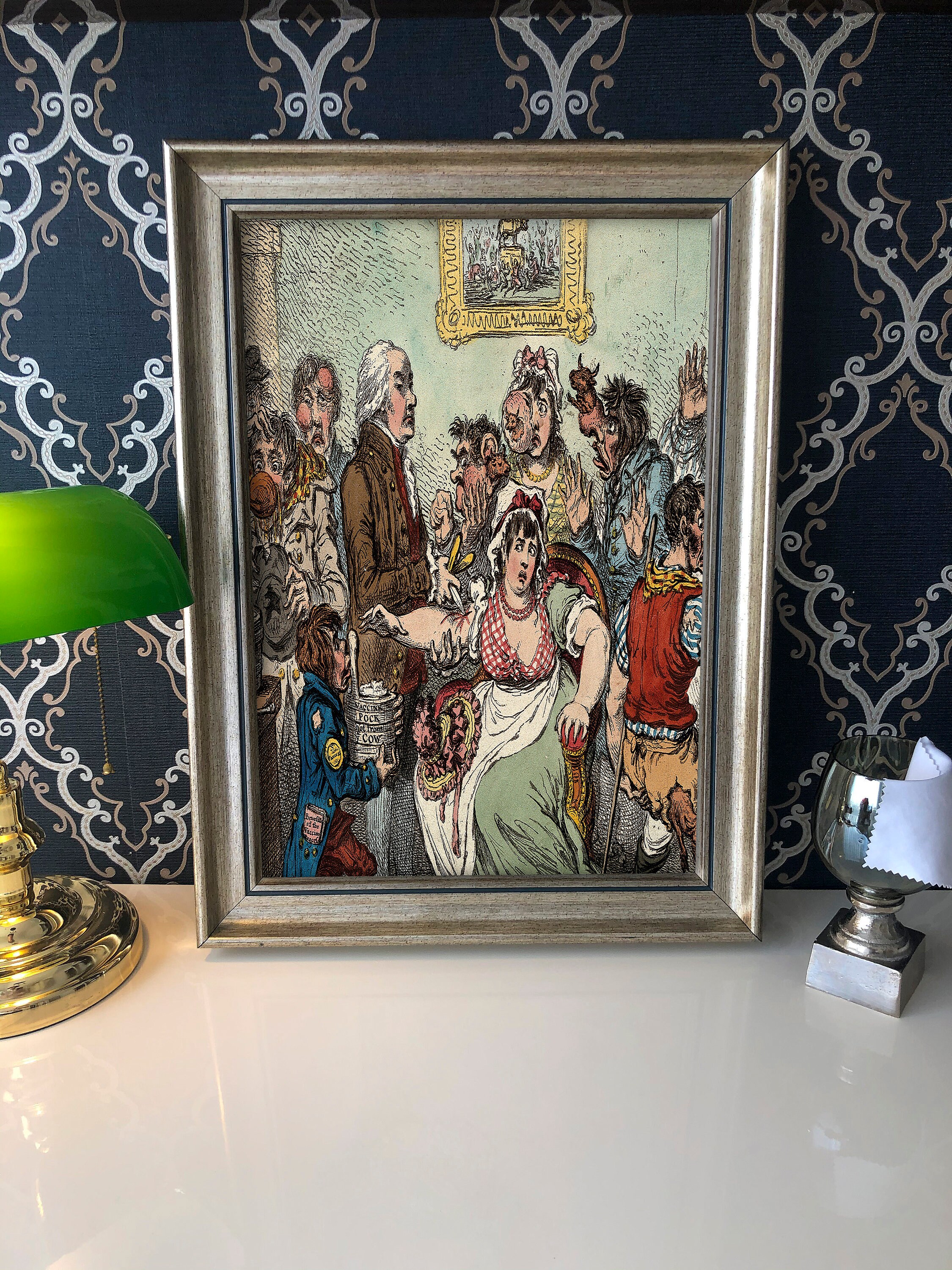Edward Jenner Among Patients in the Smallpox and Inoculation Hospital ...