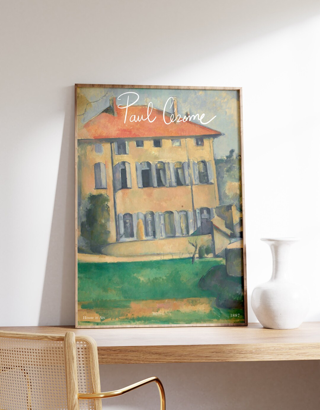 Paul Cezanne Poster | Paul Cezanne Print | Minimalist Art Print ...